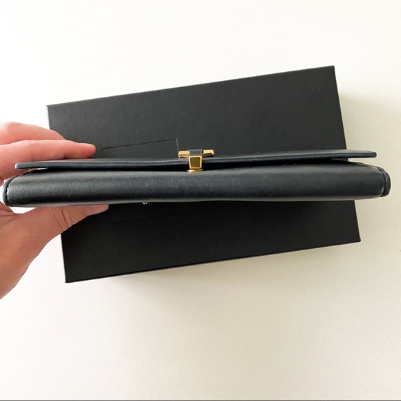 YSL long wallet black leather - Picture 7 of 10